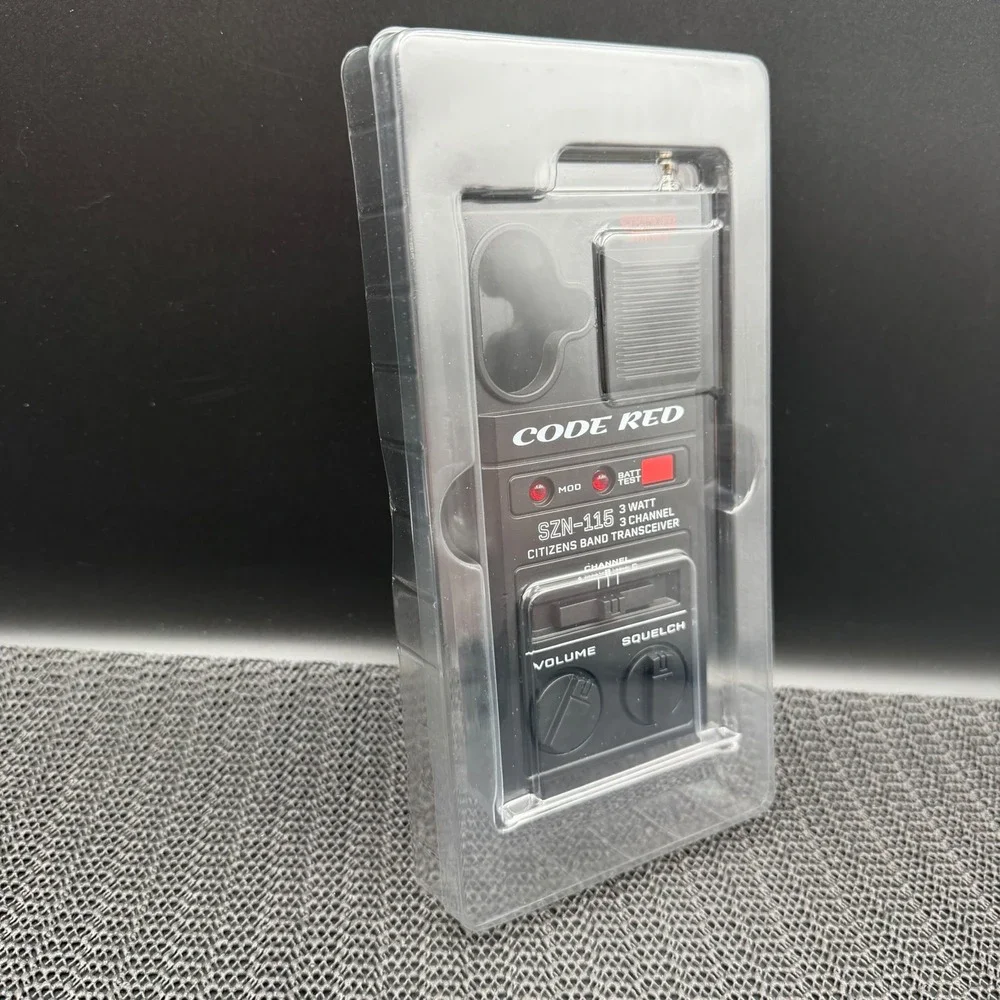 Stranger Things Walkie Talkie iPhone 16 Case Netflix Retro Code Red Black TPU PC
